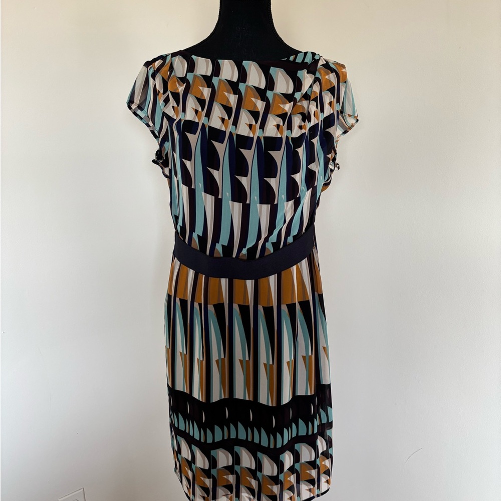 Esprit Geometric Print Dress